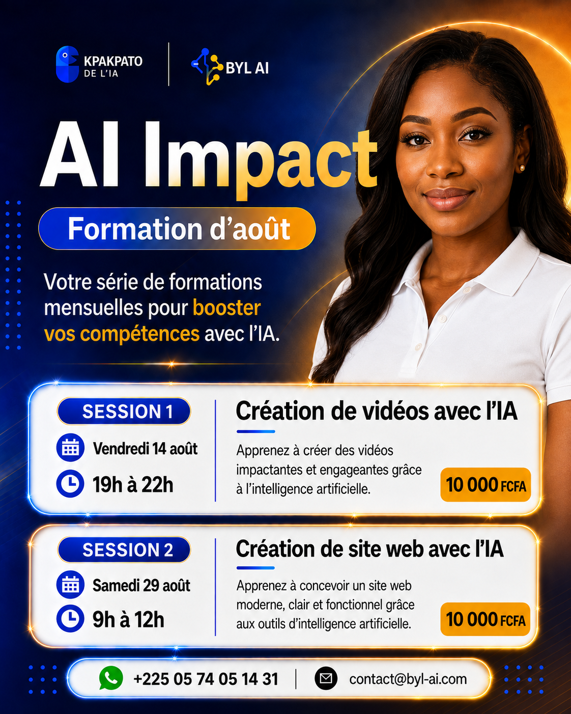 Création de sites web grâce à l'IA